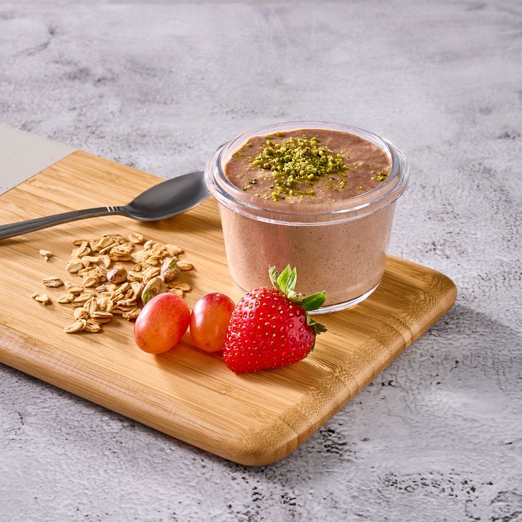 شوفان بالكاكاو والفواكه