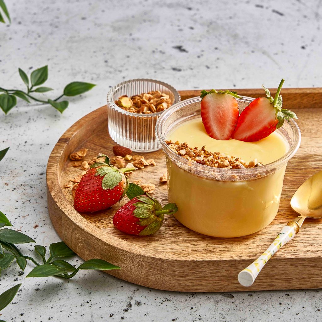 مهلبية بالفراولة