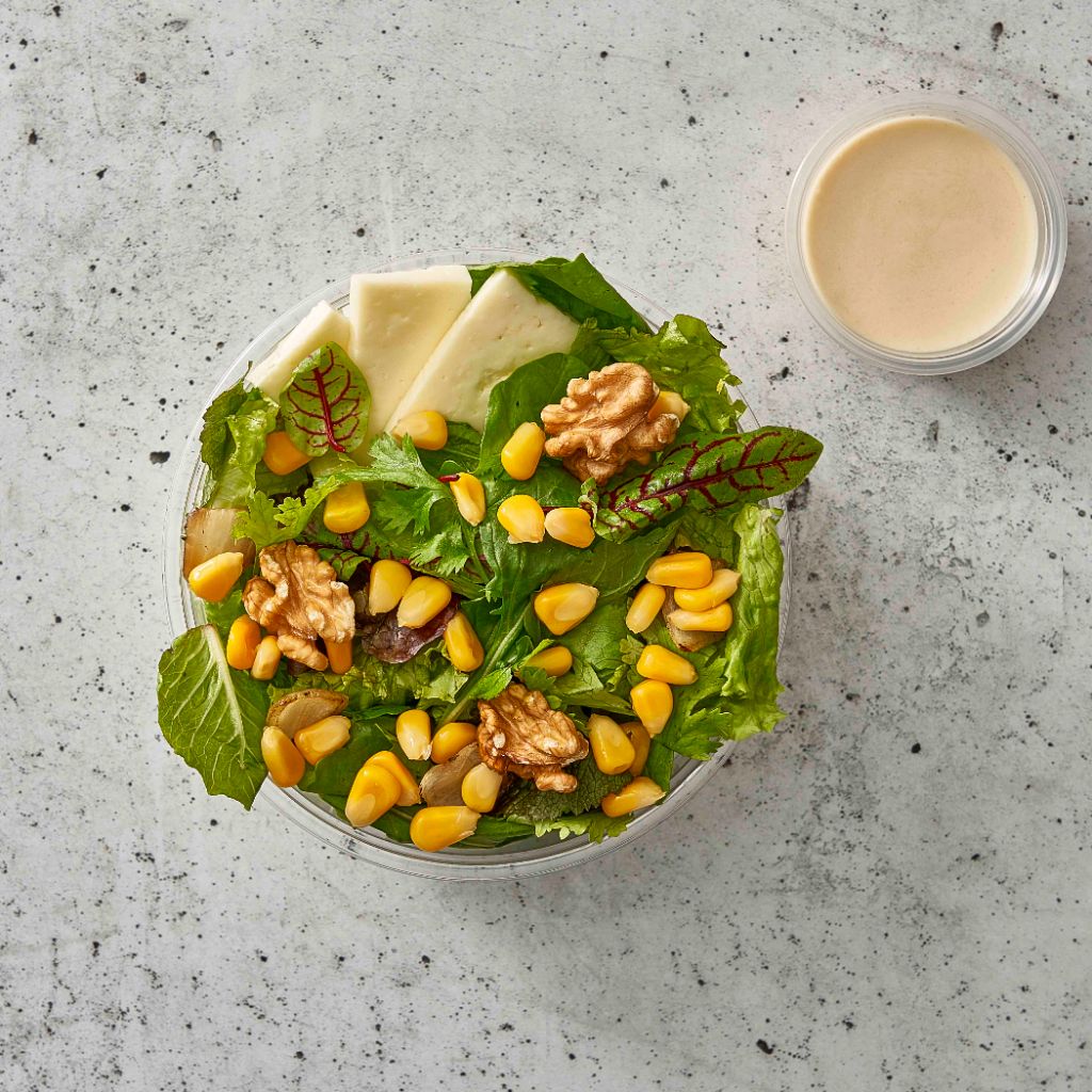 سلطة الترمس بالجبنة البيضاء